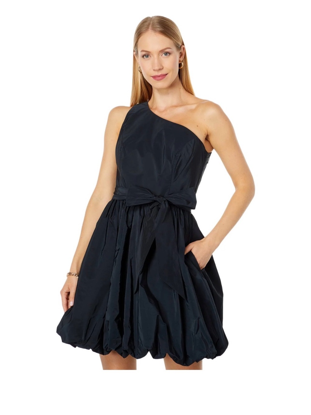 Lilly Pulitzer Sondralee One Shoulder Womens Formal Dress Onyx Size 16